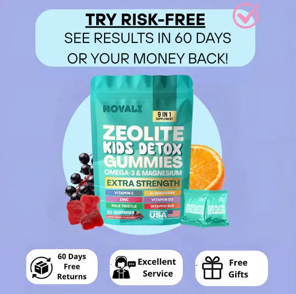 NOVALI - Kids Detox & Multivitamin Gummies Denshef