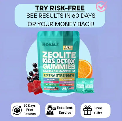 NOVALI - Kids Detox & Multivitamin Gummies Denshef